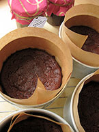 Flour-free Chocolate and Prune Truffle Cake, made with organic, gluten-free and dairy-free ingredients, and Appleton rum. This version is made with agave syrup and honey instead of sugar