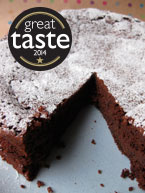 Award-winning gluten free, dairy free flourless chocolate and prune truffle cake, made with organic, gluten-free and dairy-free ingredients, and Appleton rum