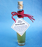 Quince Ratafia: A spiced liqueur infused with fresh quince, vanilla, ginger, cinnamon and nutmeg. Enjoy cold in a dainty glass, or make it longer – mix it up over ice with something soft. All tied up with raffia ribbon