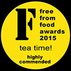 Highly commended at the Free From Food Awards. The judges said: Fabulous Christmas product! Lots of alcohol, nutmeg and allspice work well alongside sultanas & cherries ... Moist and very tasty, strong & dark – good that it is gluten- and dairy-free.